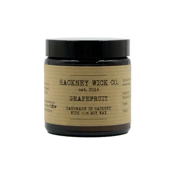 Hackney Wick Co Soy Wax Grapefruit Candle