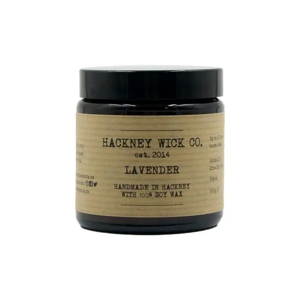 Hackney Wick Co Soy Wax Lavender Candle